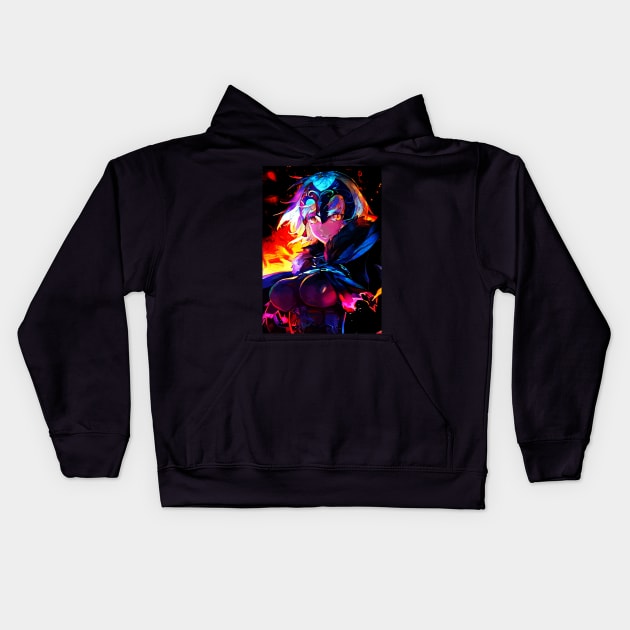 Neon di Arc Kids Hoodie by hustlart